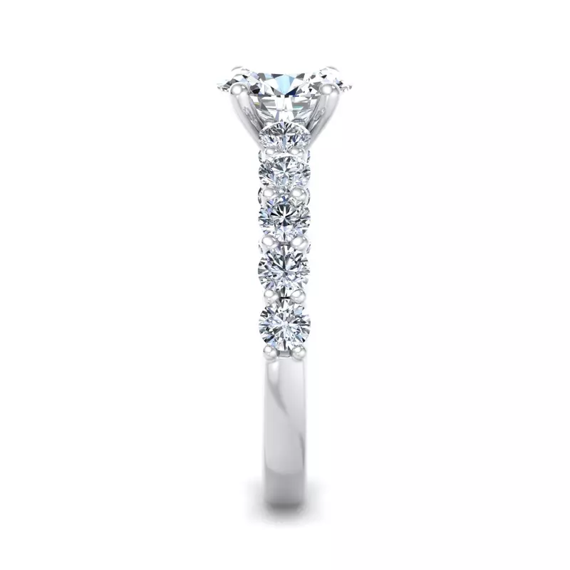 14K White Gold Annabelle Engagement Ring