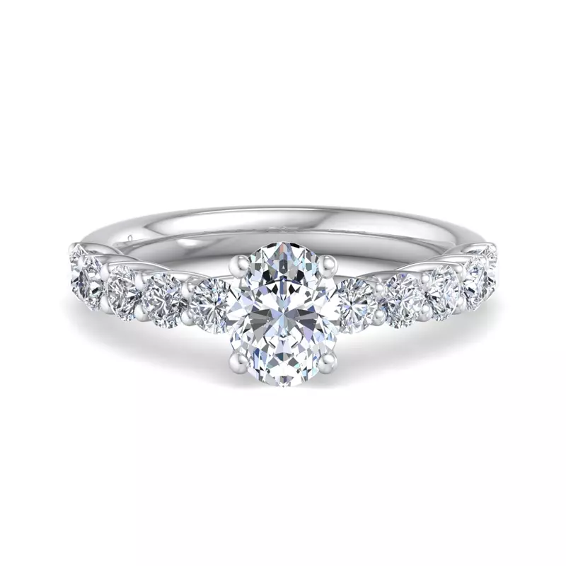 14K White Gold Annabelle Engagement Ring