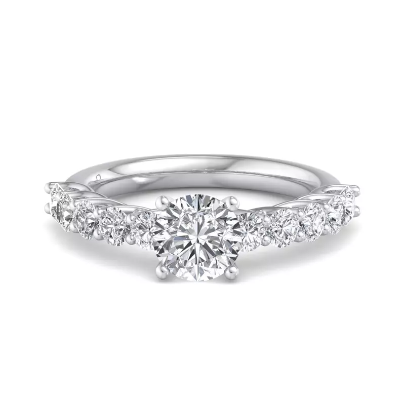 18K White Gold Annabelle Engagement Ring