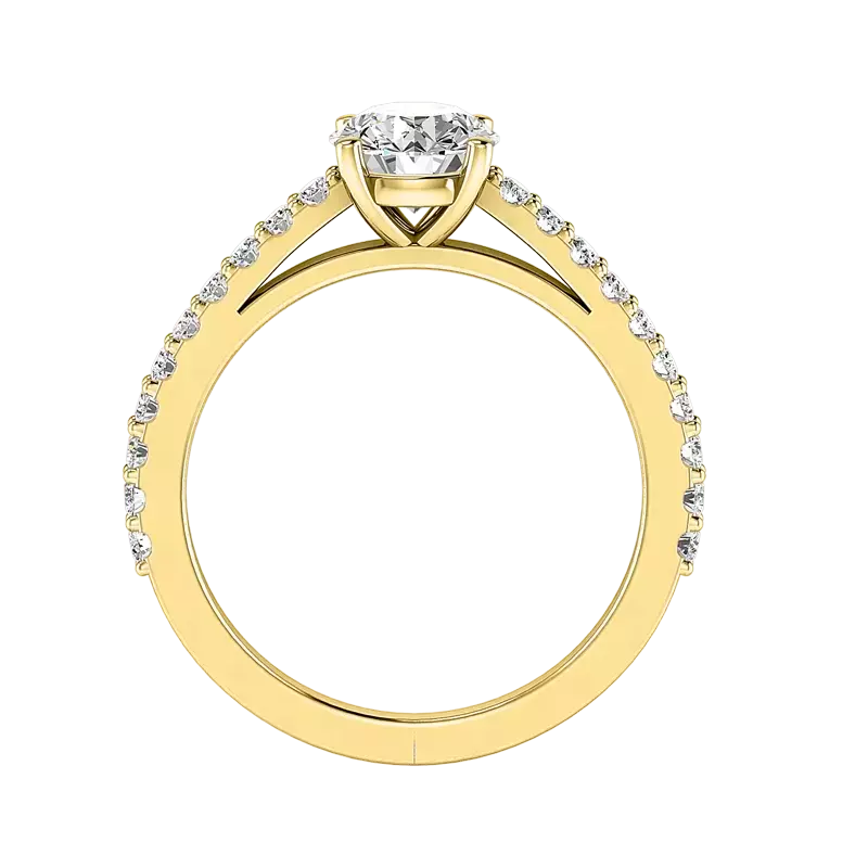 18K Yellow Gold Sage Engagement Ring