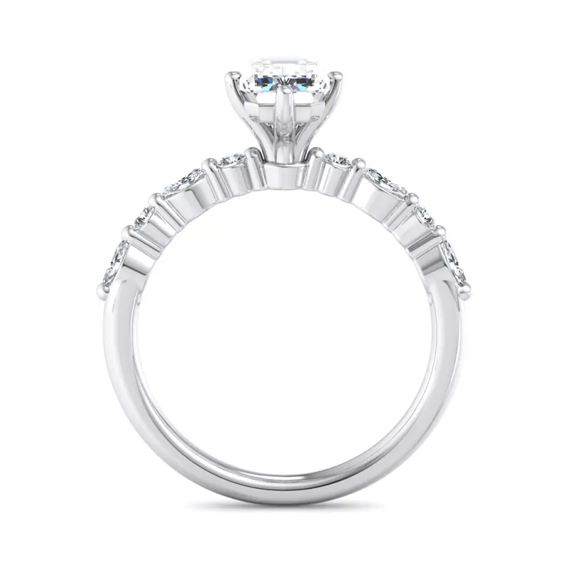 14K White Gold Laila Engagement Ring