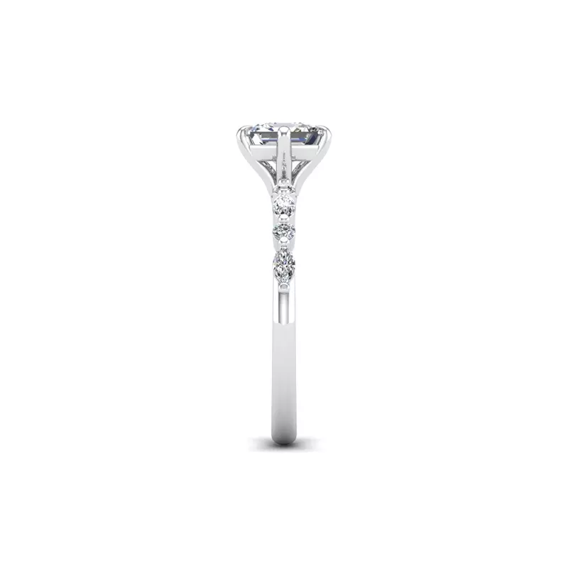 14K White Gold Laila Engagement Ring