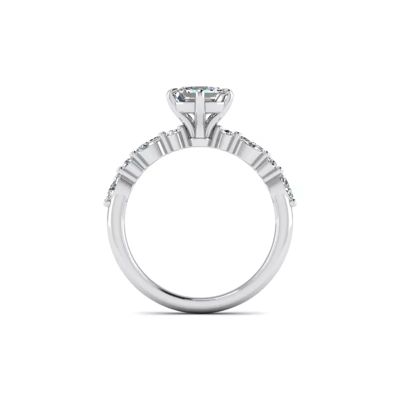 14K White Gold Laila Engagement Ring