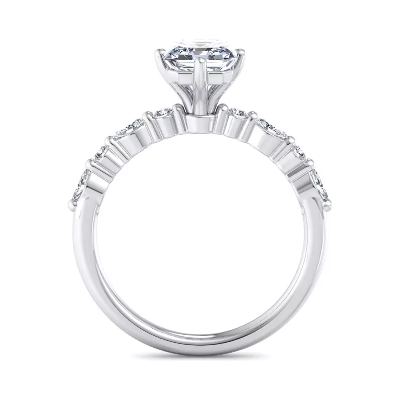 14K White Gold Laila Engagement Ring