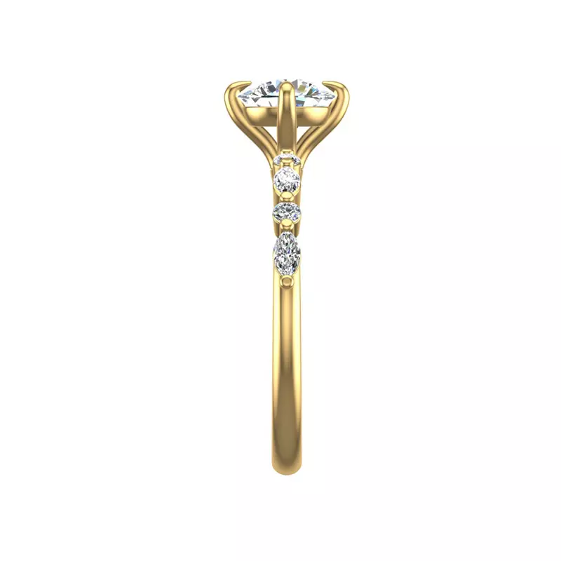 14K Yellow Gold Laila Engagement Ring