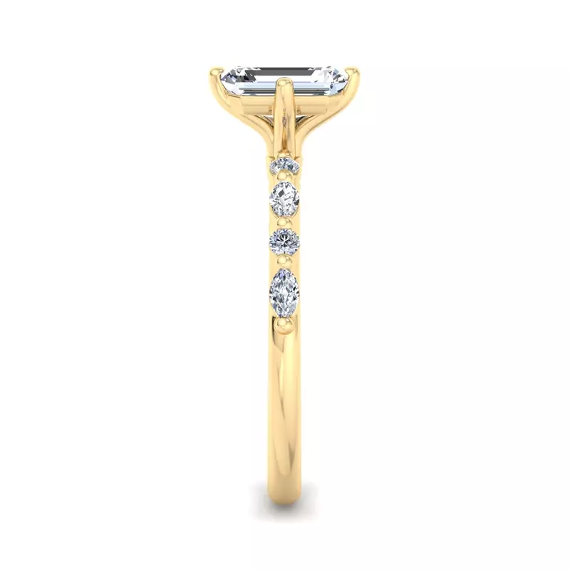 14K Yellow Gold Laila Engagement Ring