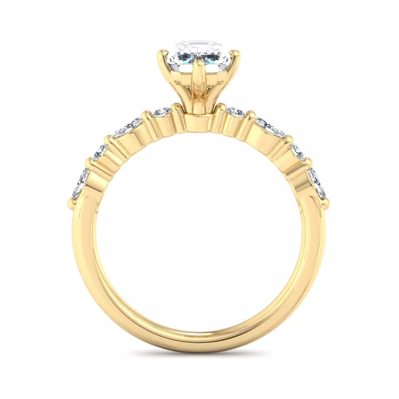 14K Yellow Gold Laila Engagement Ring