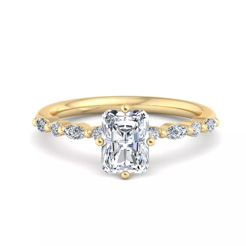 14K Yellow Gold Laila Engagement Ring
