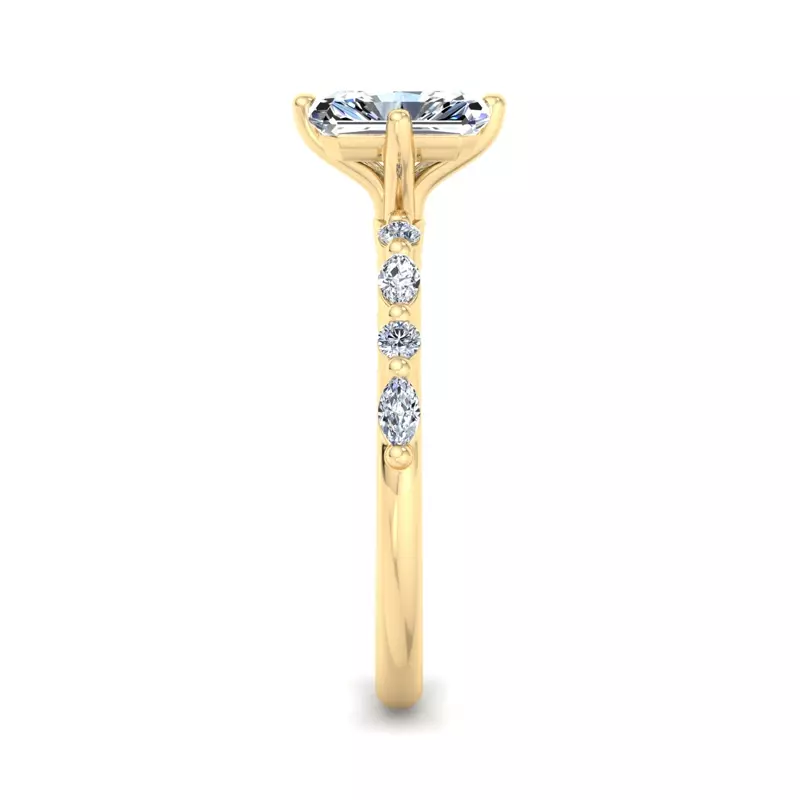14K Yellow Gold Laila Engagement Ring