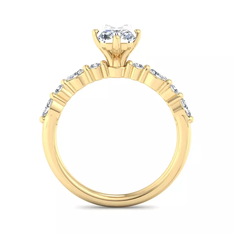 14K Yellow Gold Laila Engagement Ring