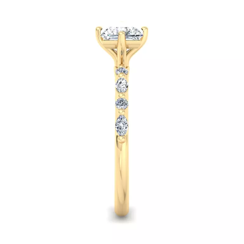18K Yellow Gold Laila Engagement Ring