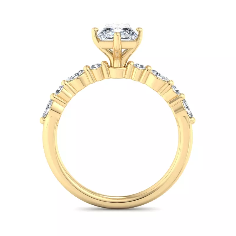 18K Yellow Gold Laila Engagement Ring