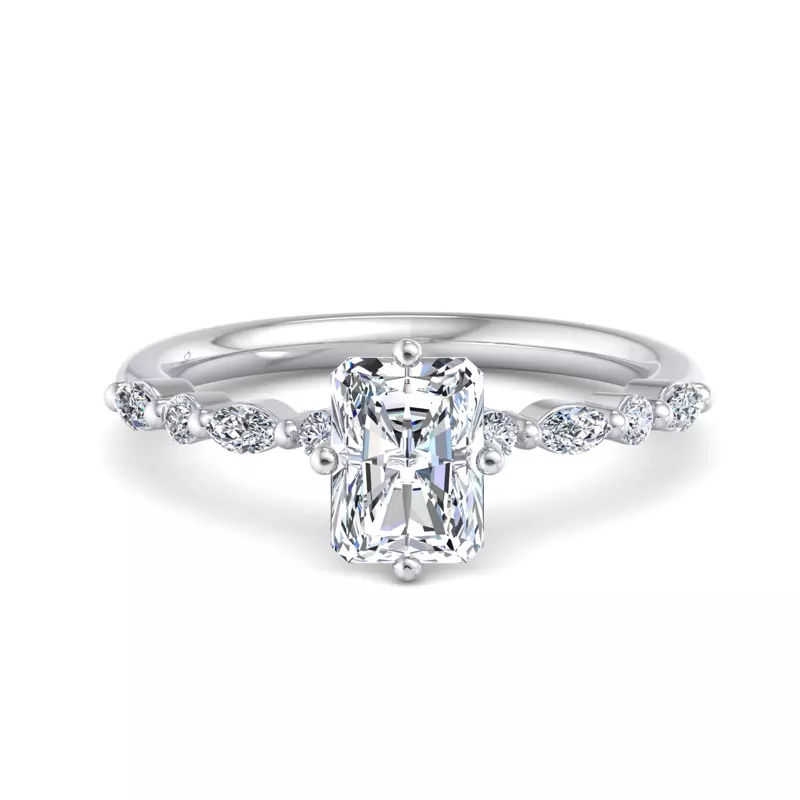 Platinum Laila Engagement Ring