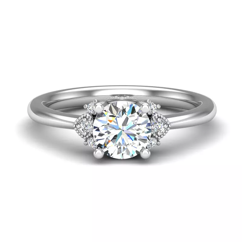 Platinum Lila Engagement Ring