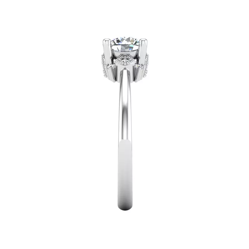 Platinum Lila Engagement Ring