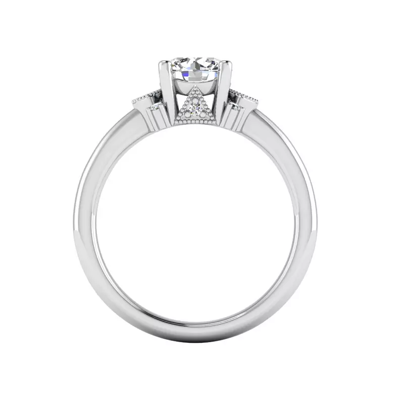 Platinum Lila Engagement Ring