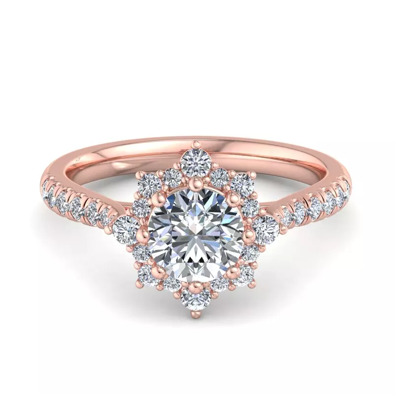 14K Rose Gold Daniela Engagement Ring