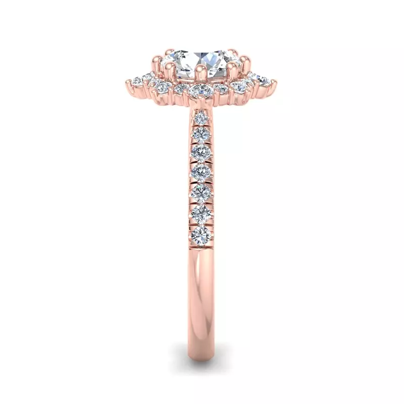 14K Rose Gold Daniela Engagement Ring