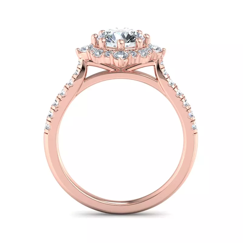 14K Rose Gold Daniela Engagement Ring