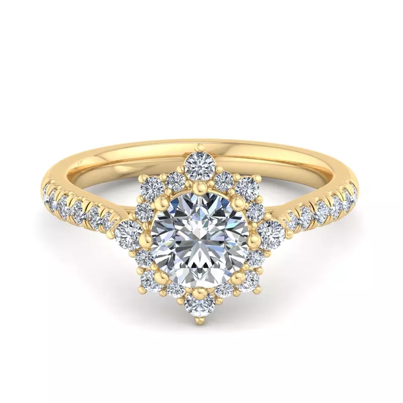 14K Yellow Gold Daniela Engagement Ring
