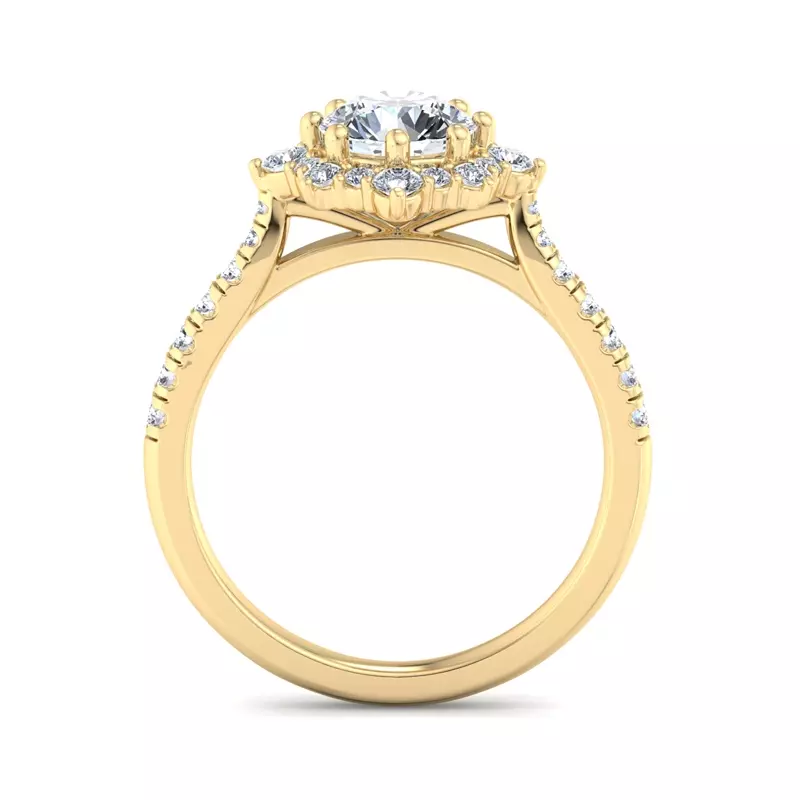 14K Yellow Gold Daniela Engagement Ring