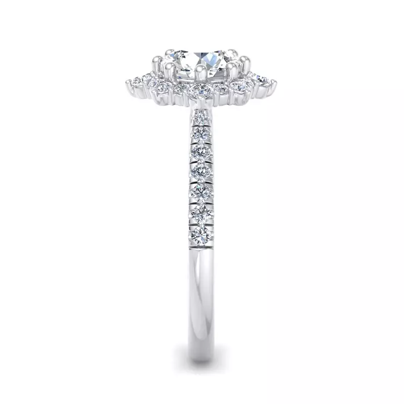 Platinum Daniela Engagement Ring