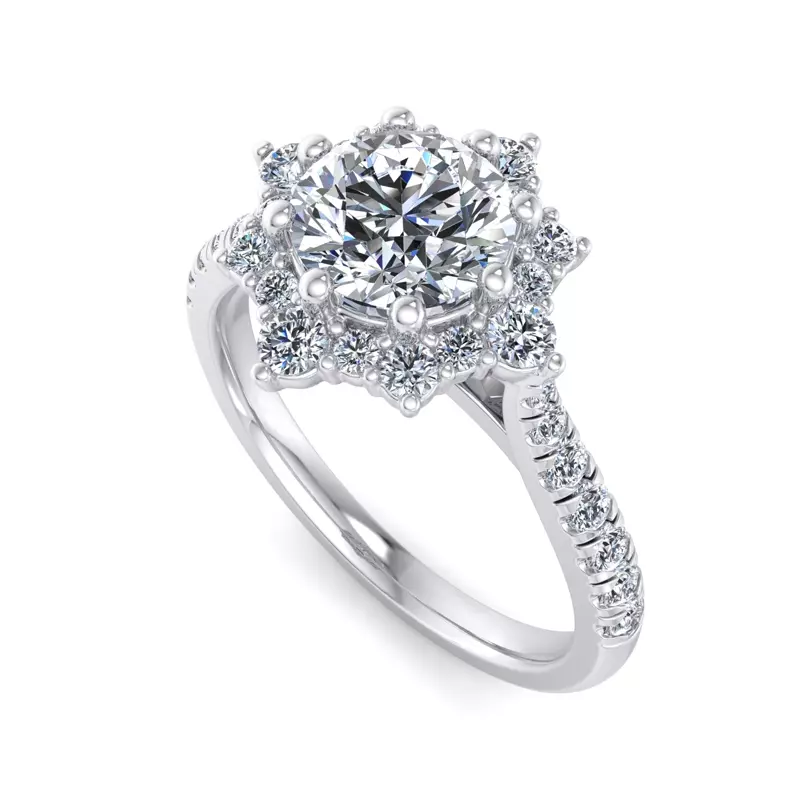 Platinum Daniela Engagement Ring