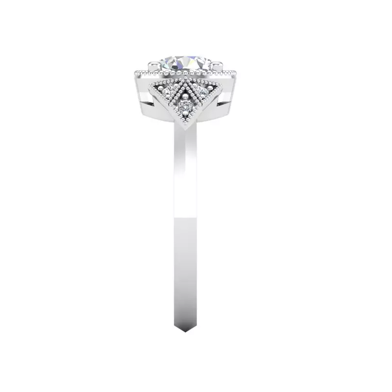 14K White Gold Alexa Engagement Ring