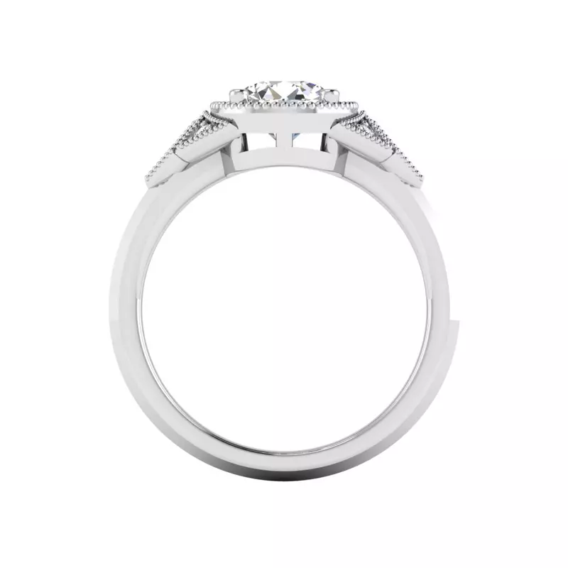 14K White Gold Alexa Engagement Ring
