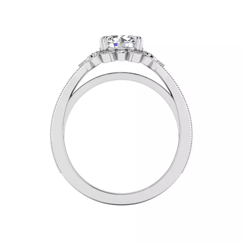 Platinum Lilly Engagement Ring