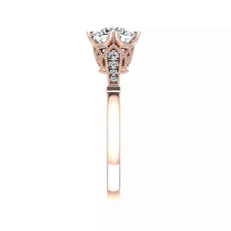 14K Rose Gold Lauren Engagement Ring