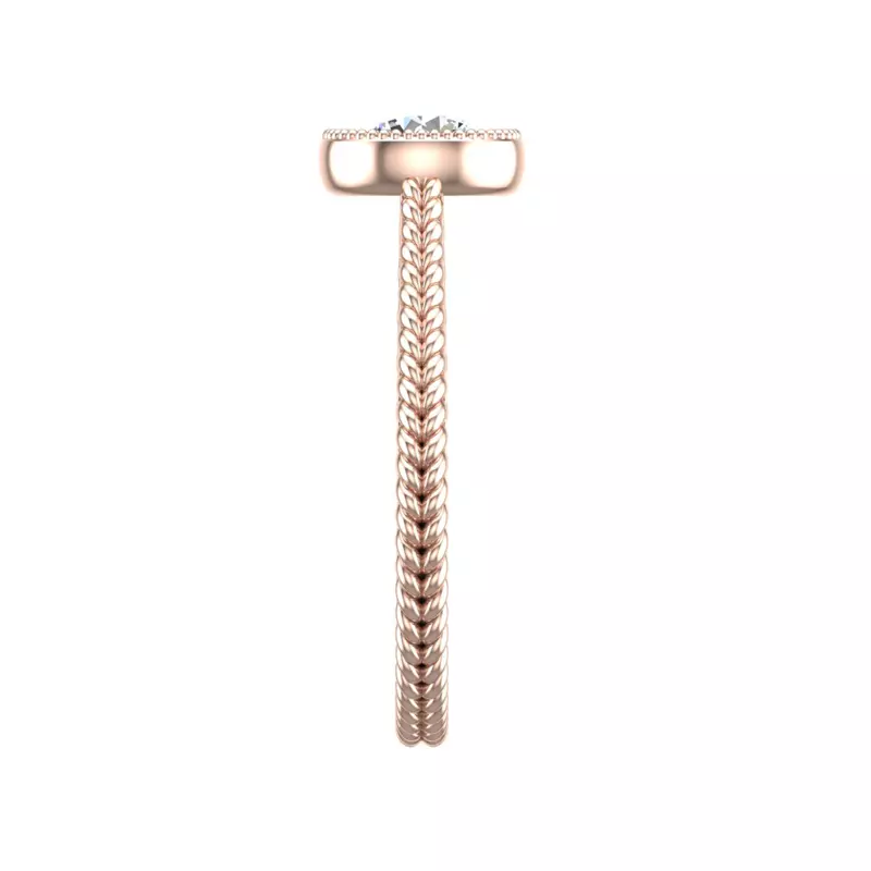 14K Rose Gold Elsie Engagement Ring