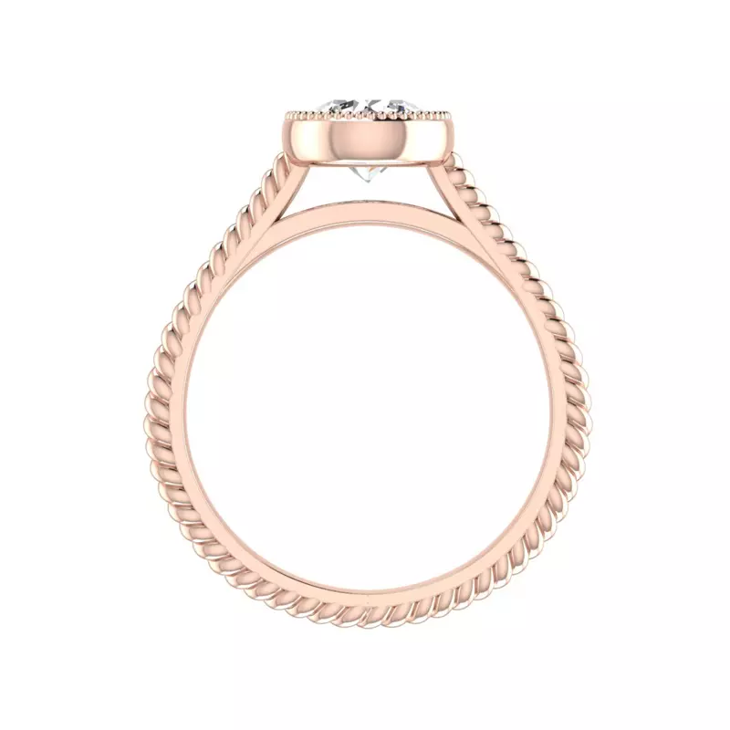 14K Rose Gold Elsie Engagement Ring
