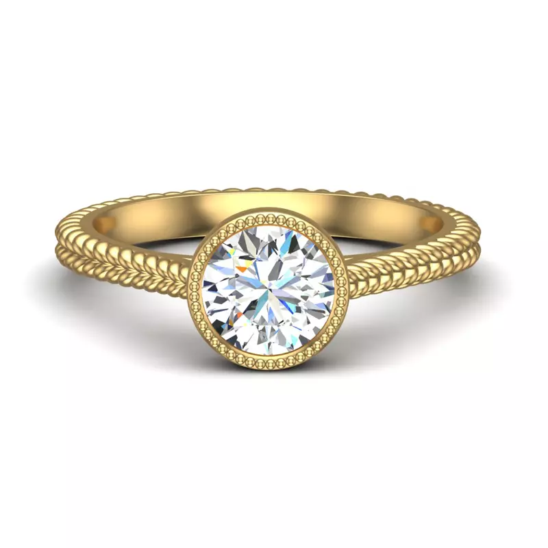 14K Yellow Gold Elsie Engagement Ring