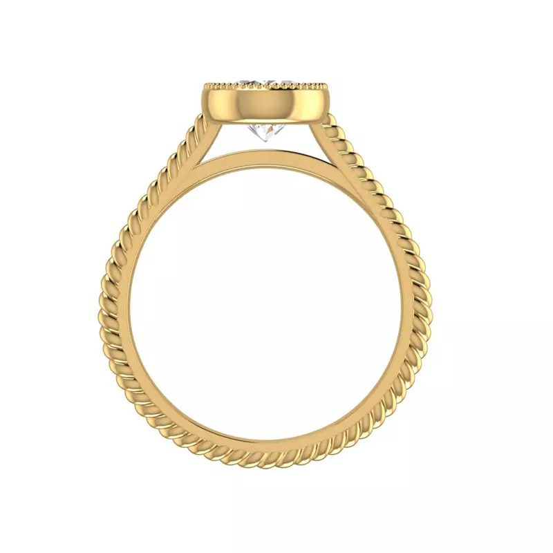 14K Yellow Gold Elsie Engagement Ring