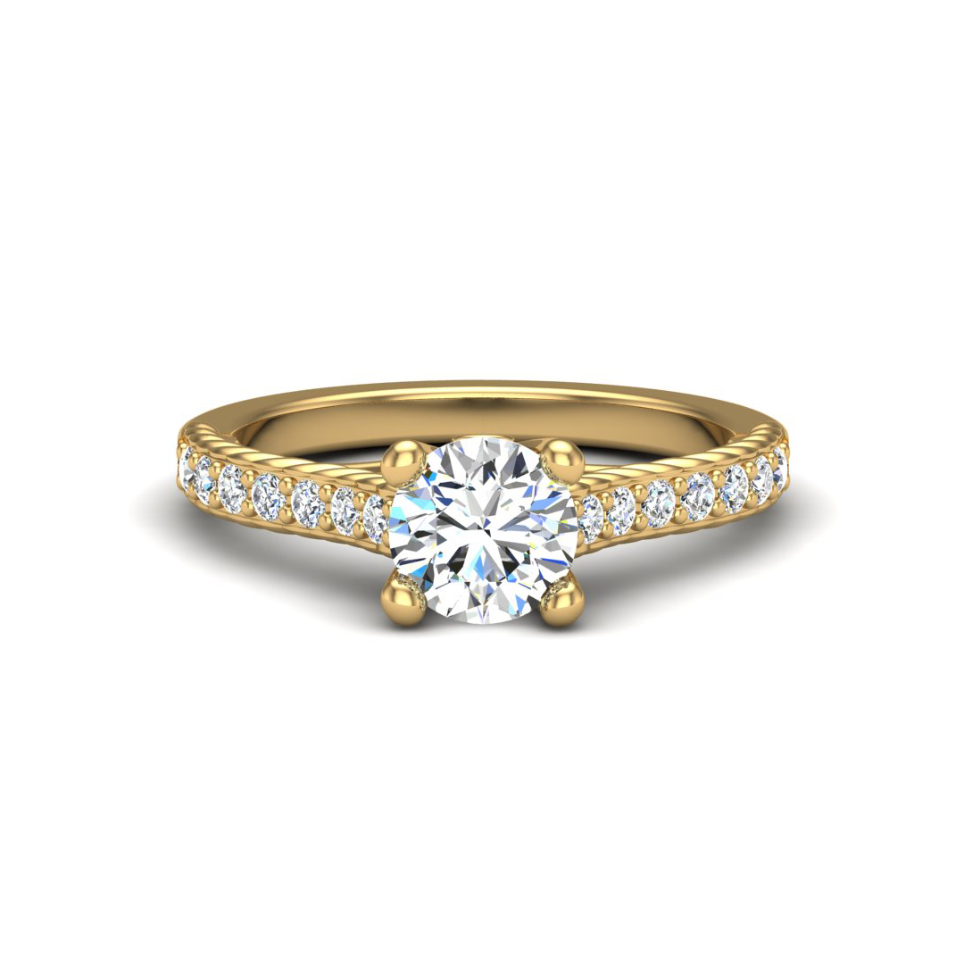 18K Yellow Gold Margot Engagement Ring