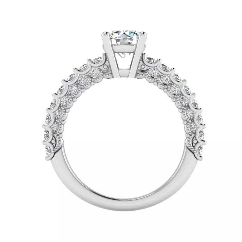14K White Gold Brooke Engagement Ring