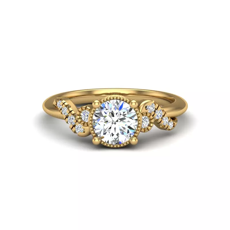18K Yellow Gold Sawyer Engagement Ring