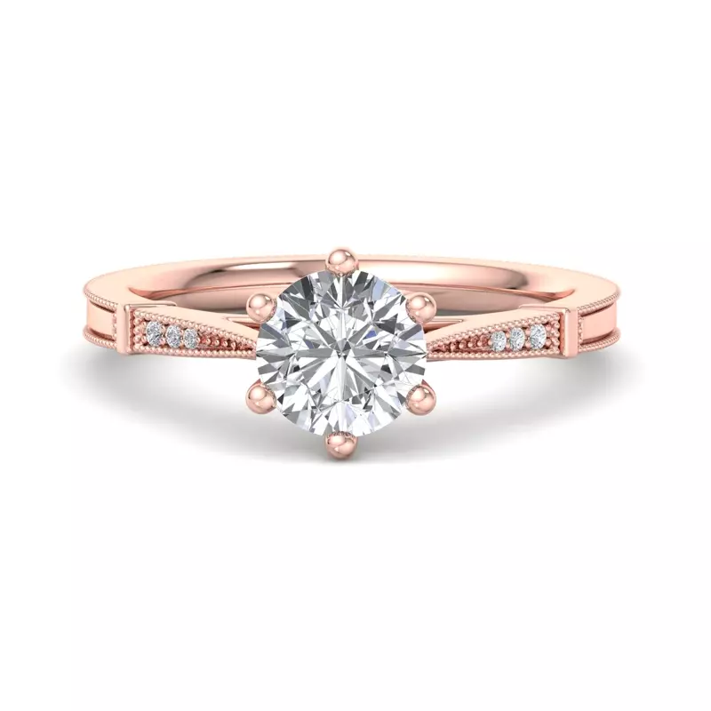14K Rose Gold Selena Engagement Ring