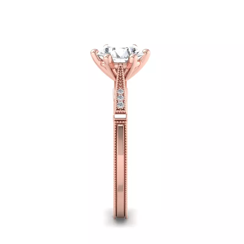 14K Rose Gold Selena Engagement Ring