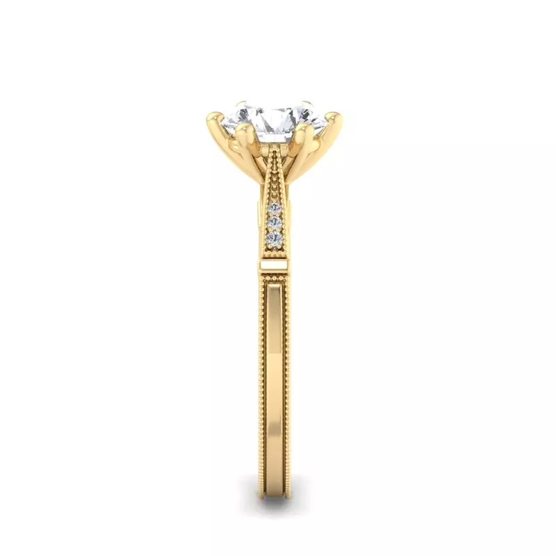 14K Yellow Gold Selena Engagement Ring