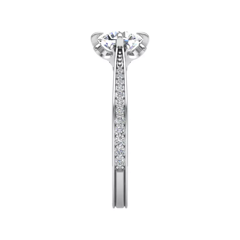 14K White Gold Mya Engagement Ring