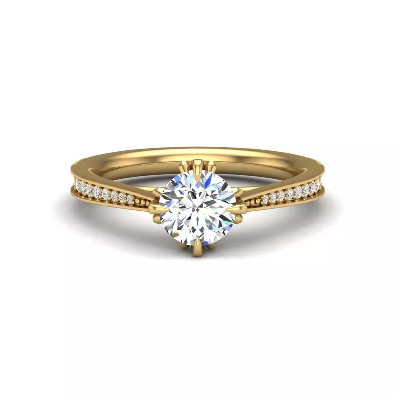 14K Yellow Gold Mya Engagement Ring