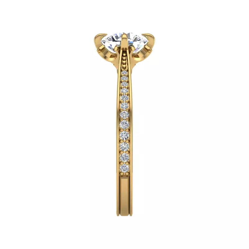 14K Yellow Gold Mya Engagement Ring