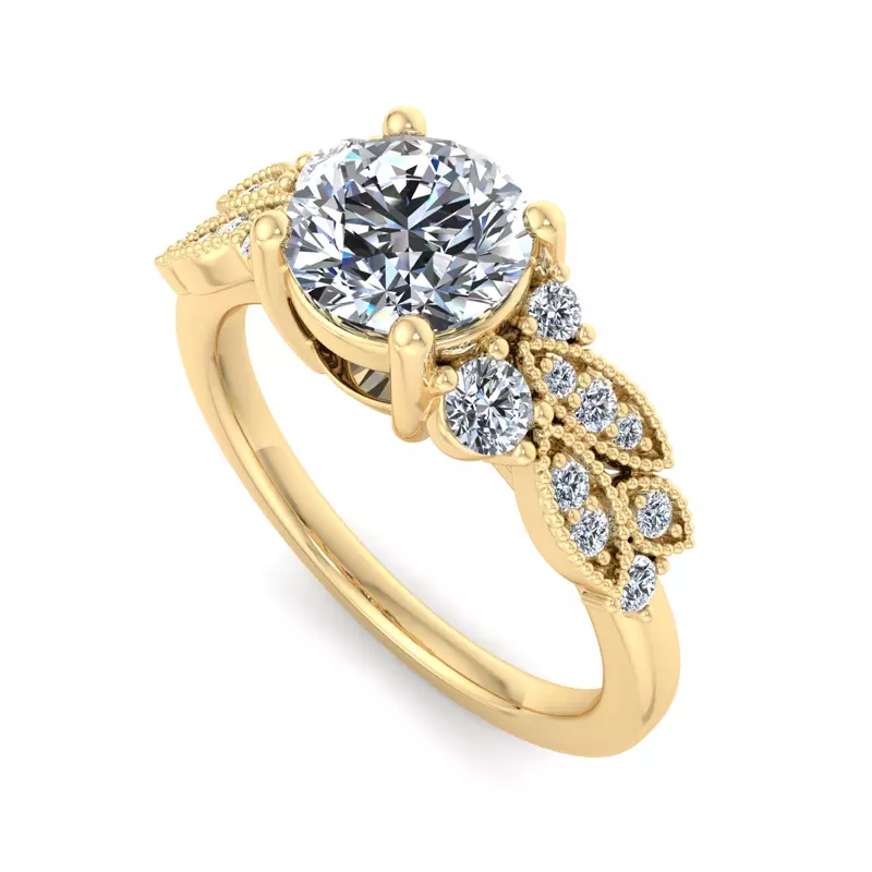 14K Yellow Gold Sydney Engagement Ring