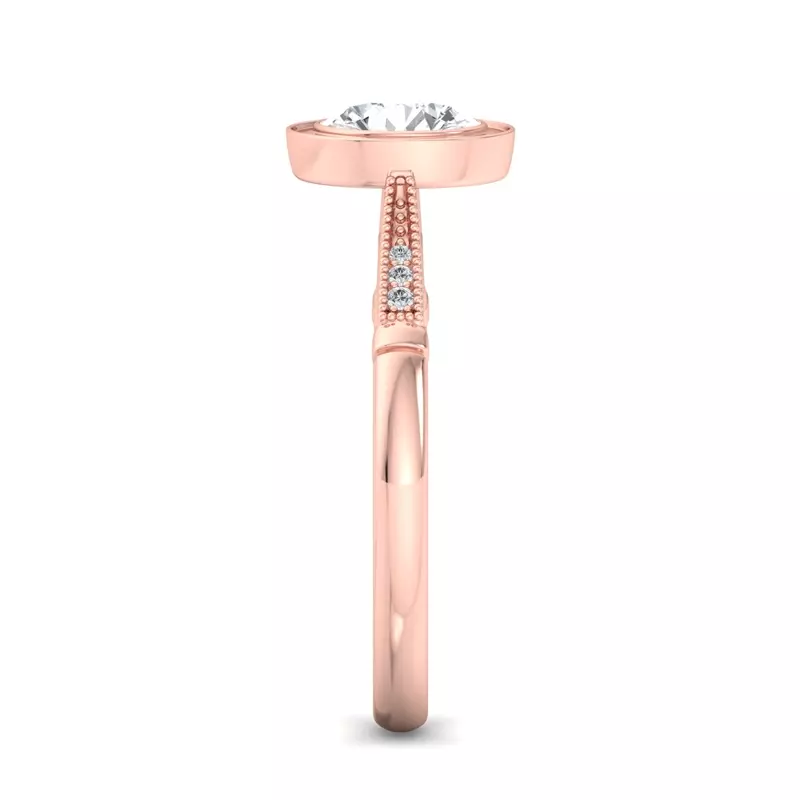 14K Rose Gold Diana Engagement Ring