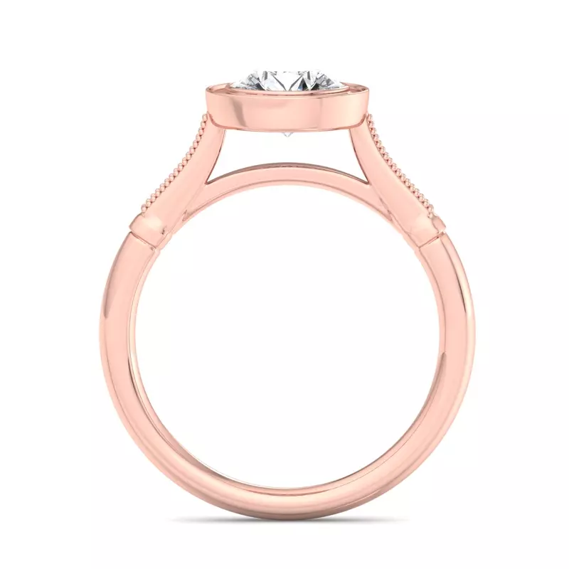 14K Rose Gold Diana Engagement Ring