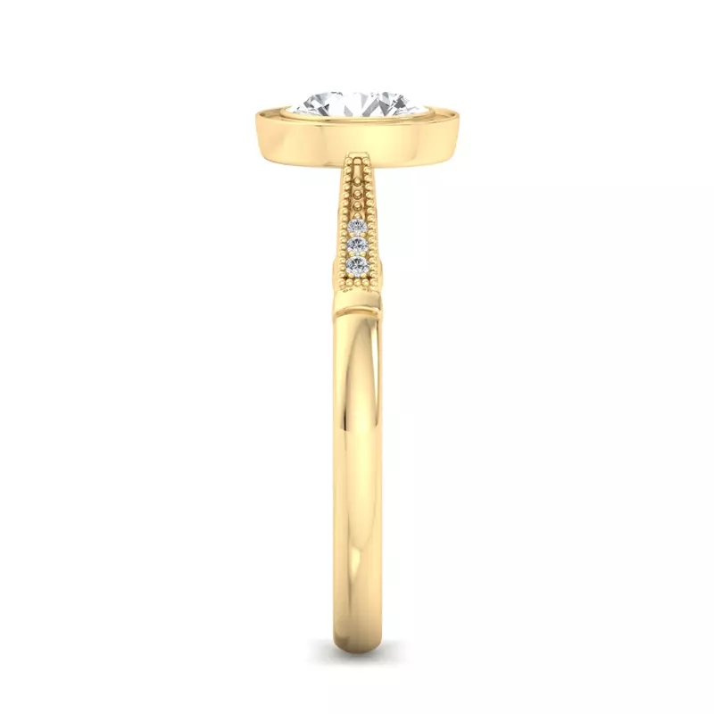 18K Yellow Gold Diana Engagement Ring