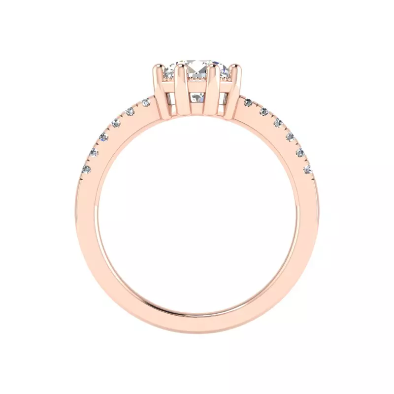 14K Rose Gold Ana Engagement Ring