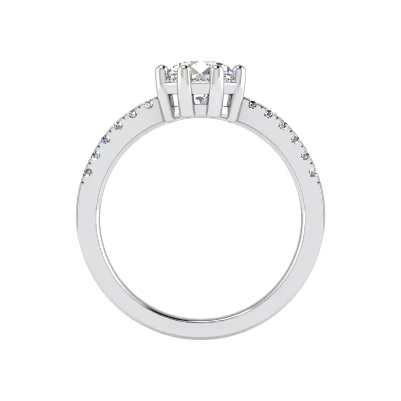 18K White Gold Ana Engagement Ring